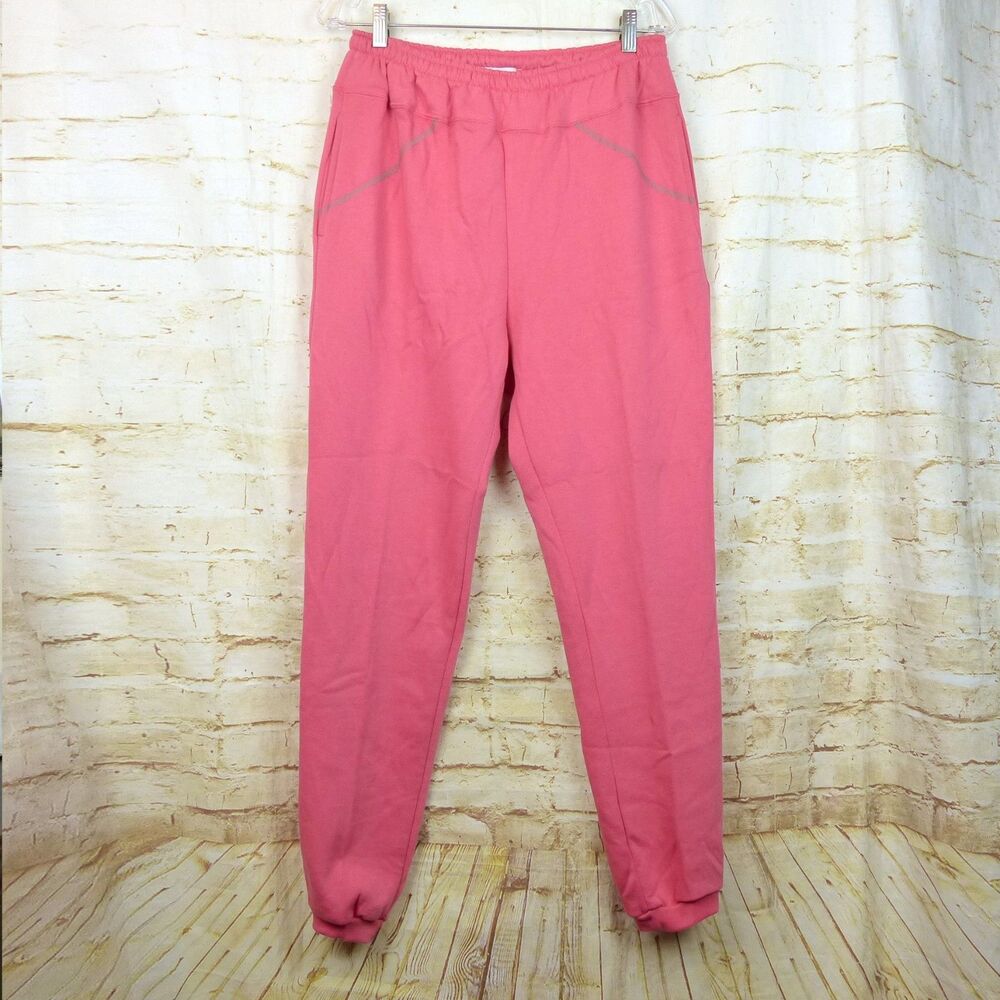 VTG 80s Converse Chucks All Star Sweatpant Men L Pink Joggers Korea Retro Unisex